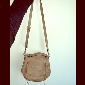 Rebecca minkoff taupe crossbody bag